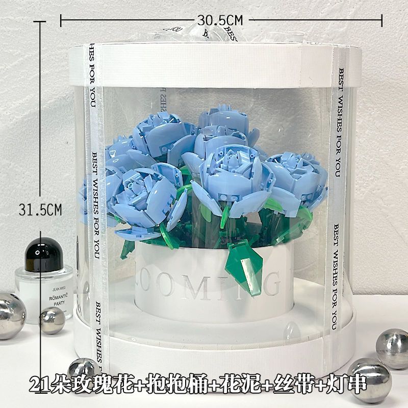 building blocks rose bouquet, view 15 - MRSLM