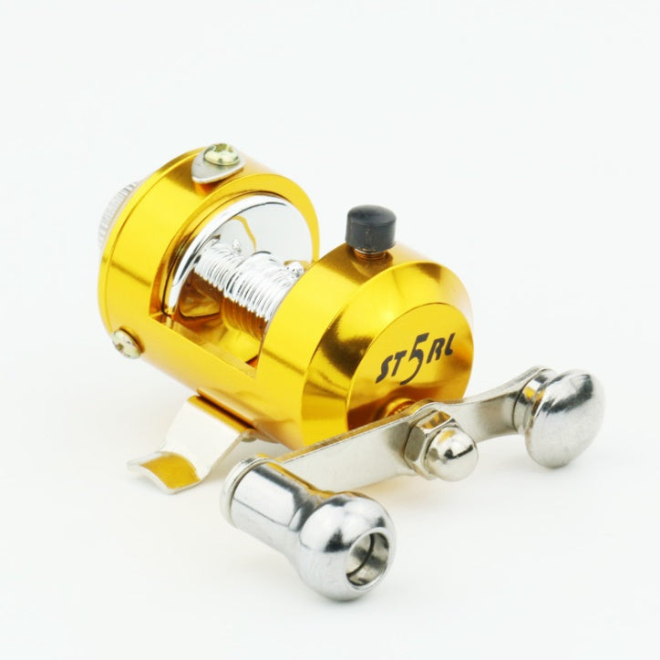 Small drum wheel fishing reel, view 2 - MRSLM