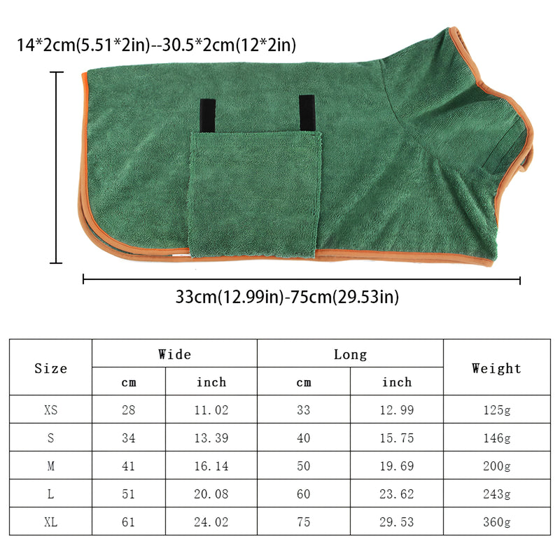 Microfiber dog bathrobe towel, view 13 - MRSLM
