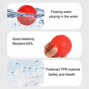 Rubber bite-resistant dog training ball, view 5 - MRSLM