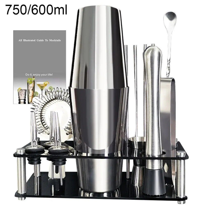 boston cocktail shaker set, view 5 - MRSLM