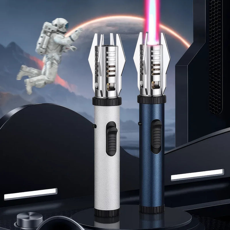 Windproof torch lighter with rotating head, view 6 - MRSLM
