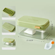 Square ice cube tray with flip-top lid, view 5 - MRSLM