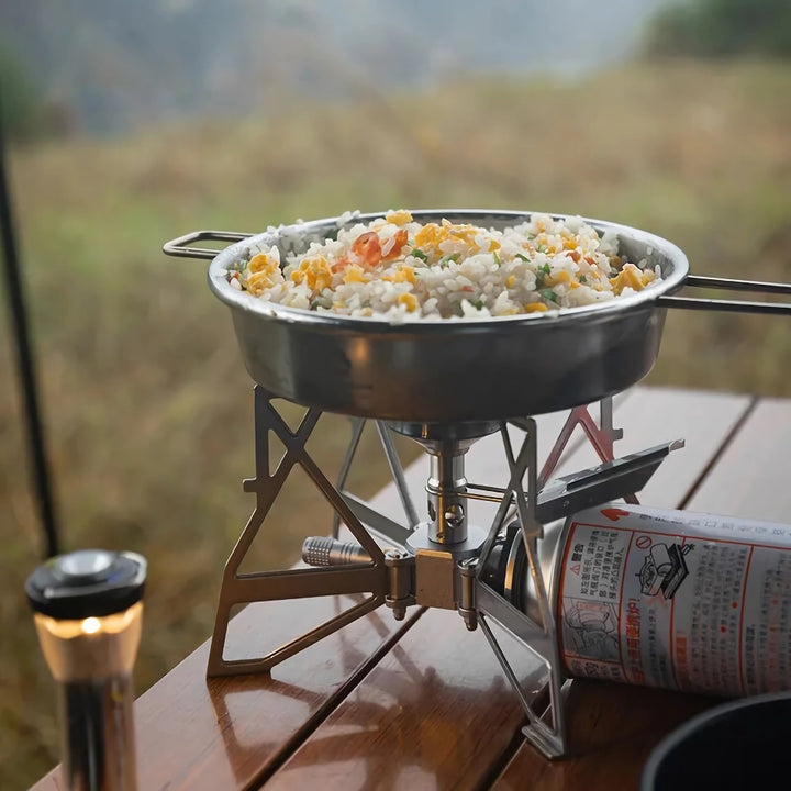 Ultimate Outdoor Cooking Companion: Windproof Gas Stove