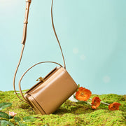 Small square leather shoulder bag - MRSLM