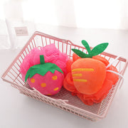cartoon fruit shower bath ball sponge, view 6 - MRSLM