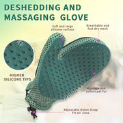 2-in-1 pet grooming and fur removal glove, view 6 - MRSLM