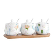 ceramic spice jar set - MRSLM