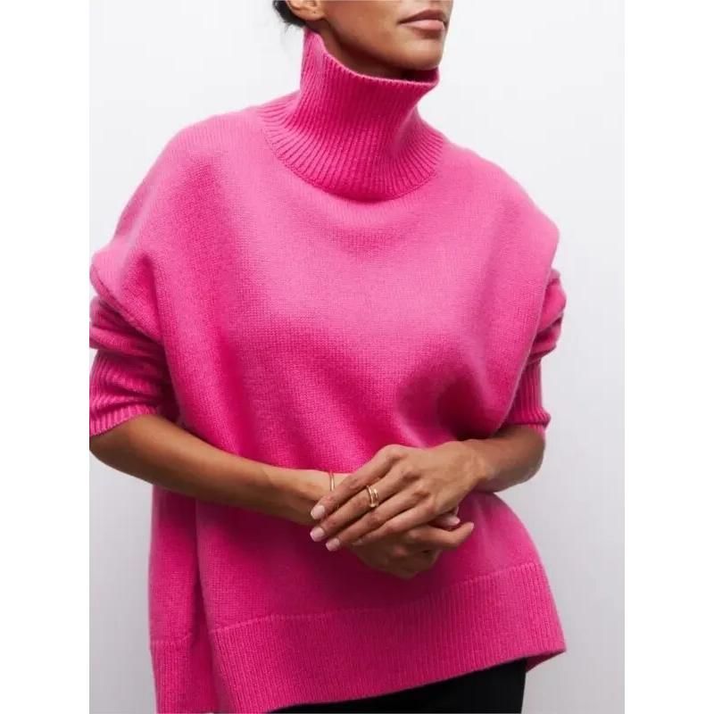 women's turtleneck sweater, view 10 - MRSLM