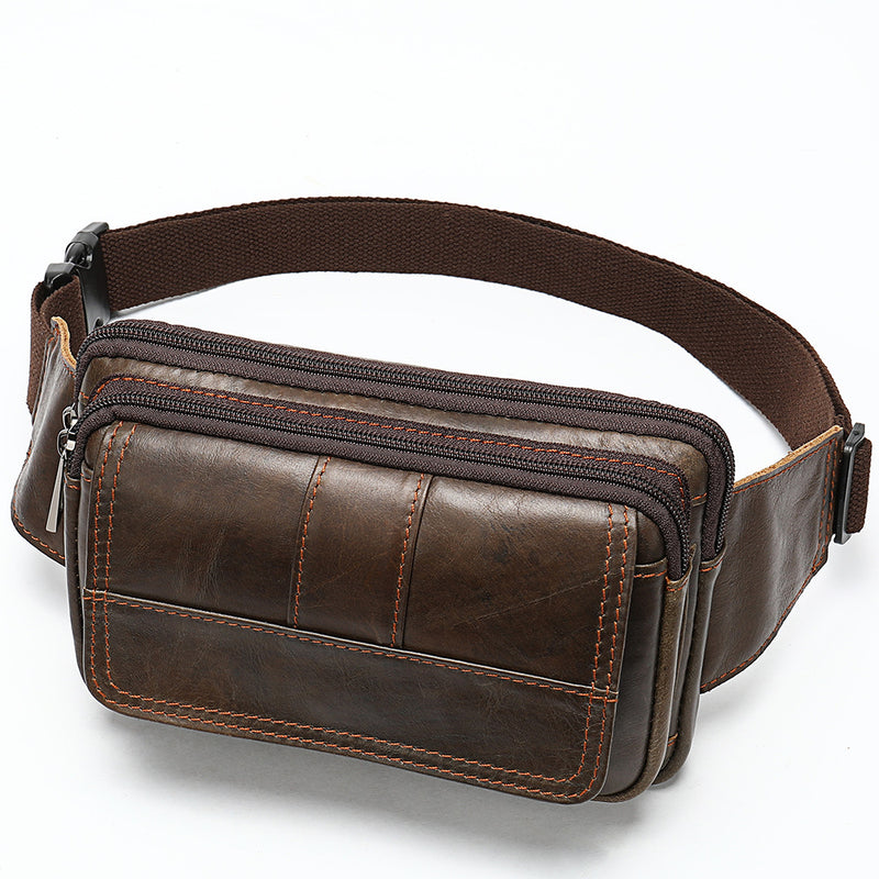 Leder Herren Kopf Leder Gürteltasche