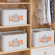foldable clothes storage basket, view 8 - MRSLM
