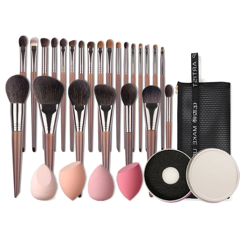 24-piece makeup brush set, view 11 - MRSLM