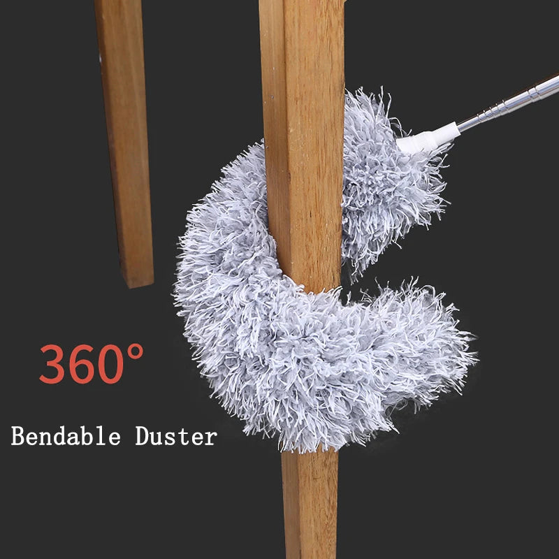 Extendable microfiber duster, view 4 - MRSLM