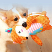 Plush squeaky dog toy, view 7 - MRSLM