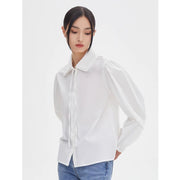 Bubble sleeve blouse for women, view 4 - MRSLM