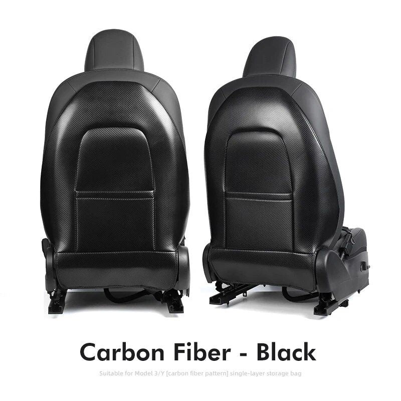 Microfiber leather seat back protectors, view 4 - MRSLM