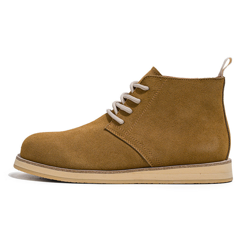 men's handmade suede ankle boots, view 2 - MRSLM