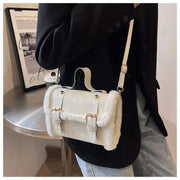 winter plush crossbody bag, view 3 - MRSLM