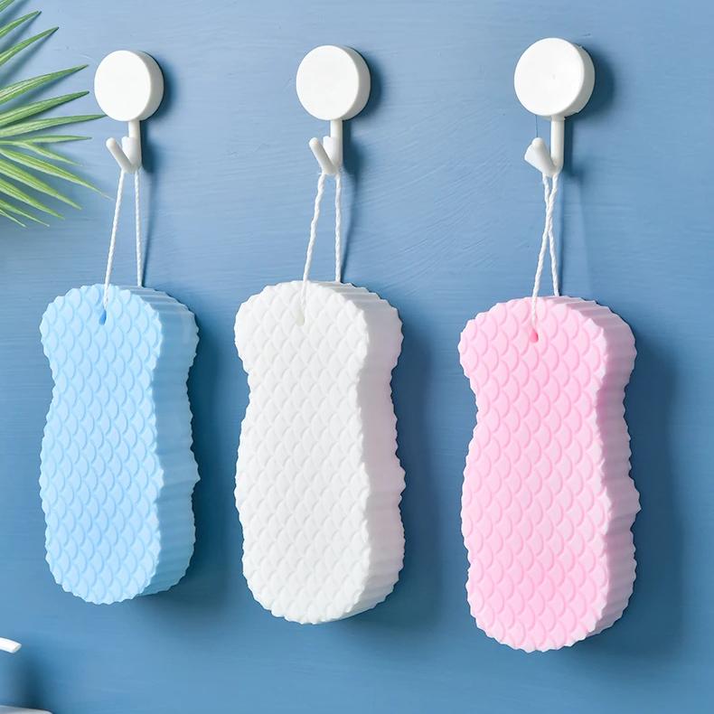 soft exfoliating bath sponge, view 8 - MRSLM