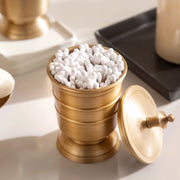 golden retro brushed brass bathroom set, view 9 - MRSLM