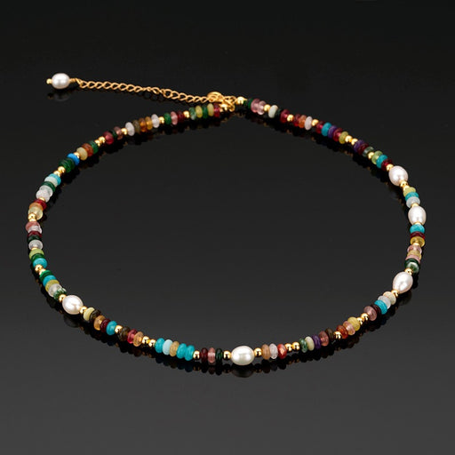 short pearl necklace for women, view 5 - MRSLM