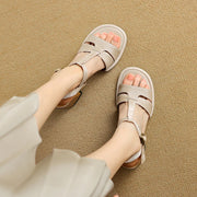 genuine leather gladiator sandals, view 29 - MRSLM