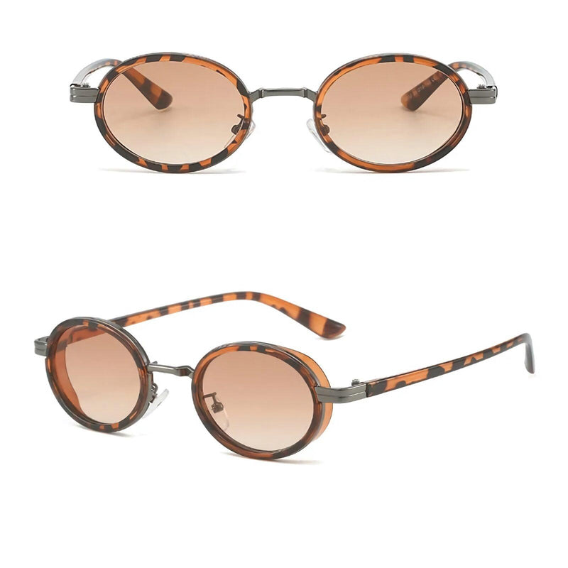 gradient oval sunglasses, view 12 - MRSLM