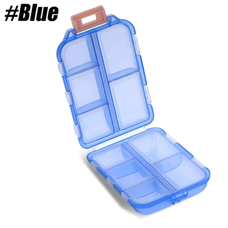Reise-Pillenorganizer, tragbare Pillendose mit 10 Fächern