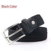 men's elastic braided stretch belt, view 3 - MRSLM