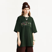 embroidered floral t-shirt, view 2 - MRSLM
