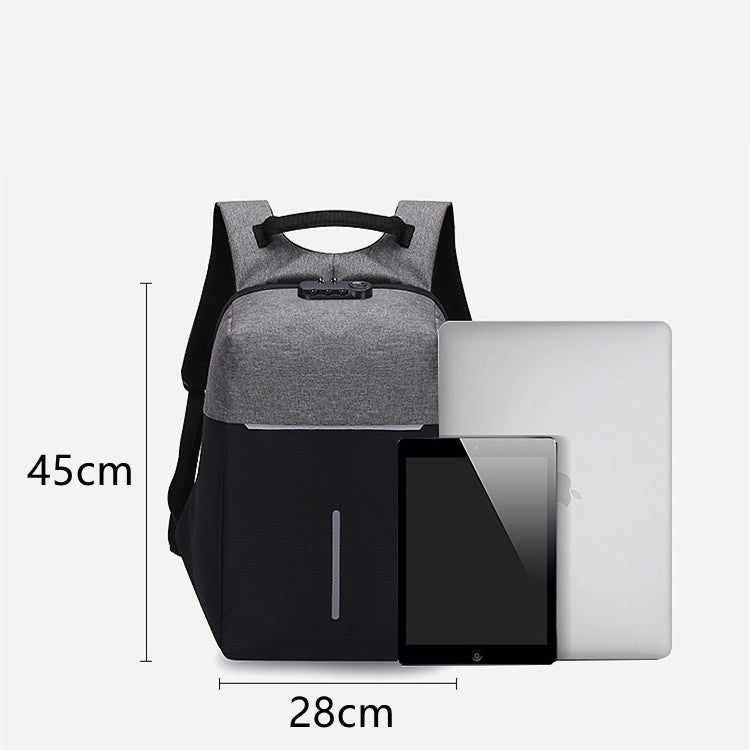 Reflective Large Capacity Water Repellent Men's Backpack