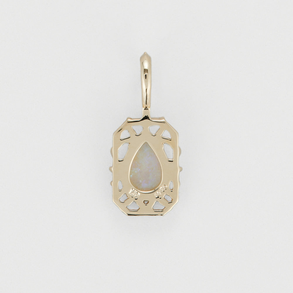 14K Gold African Australian Pendant Headwear