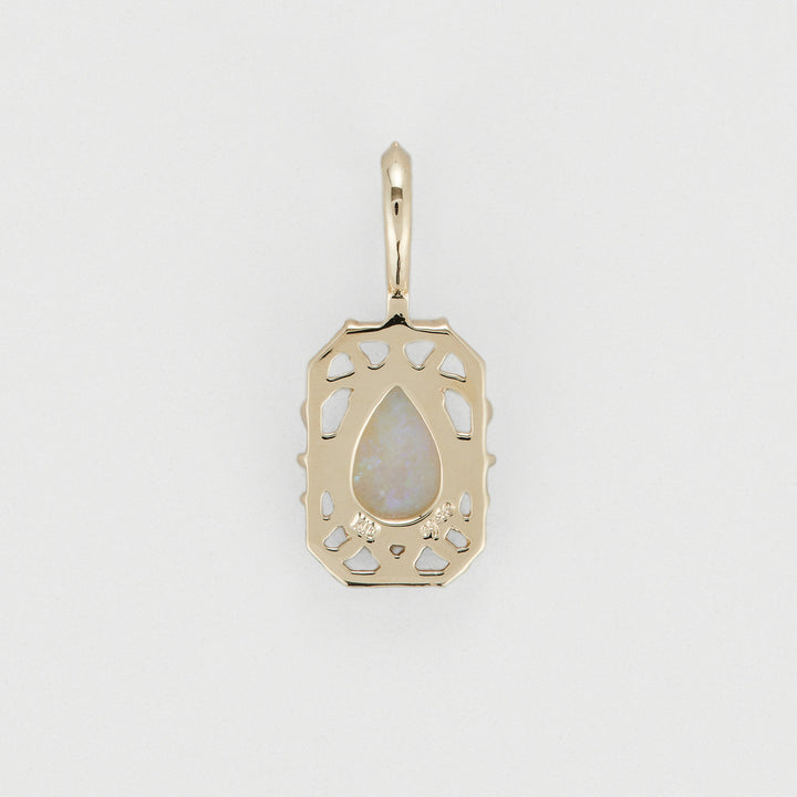 14K Gold African Australian Pendant Headwear