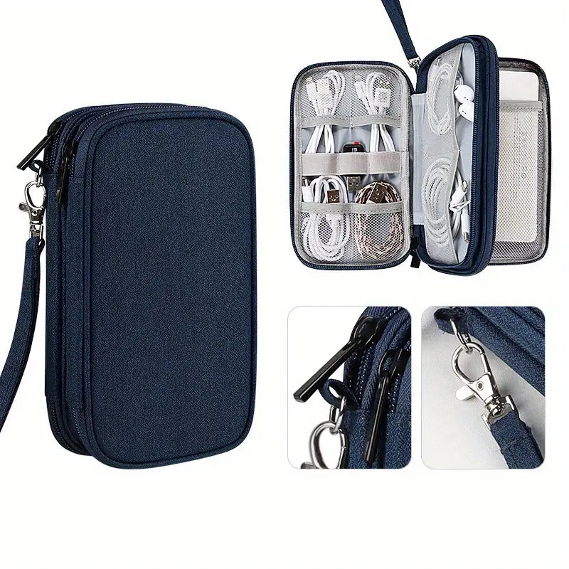 travel organizer for digital accessories, view 4 - MRSLM
