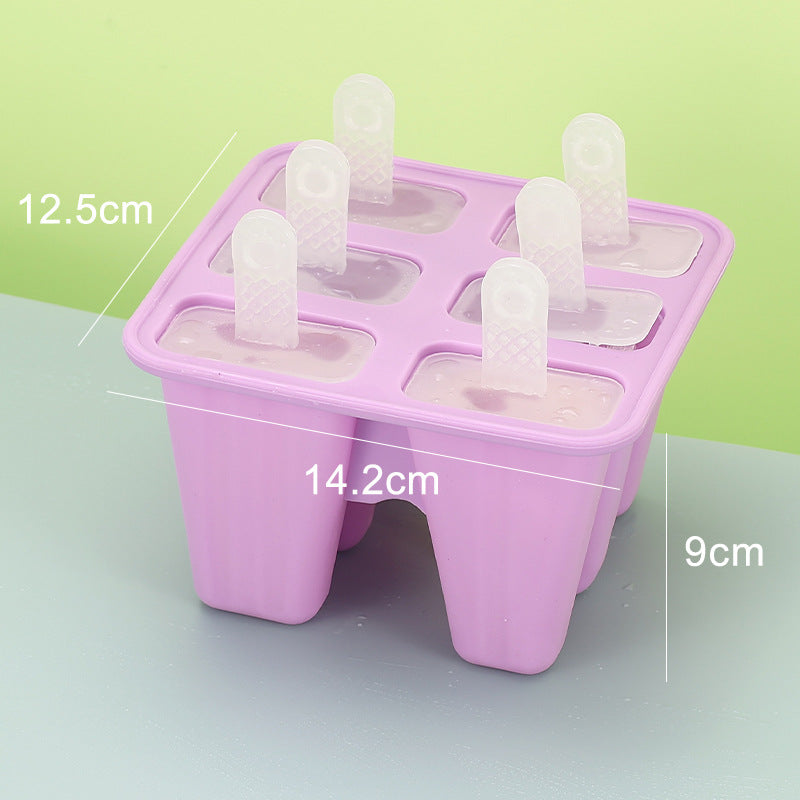 6-cavity silicone ice pop mold, view 5 - MRSLM