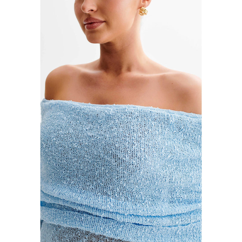 strapless hollow out maxi dress, view 25 - MRSLM