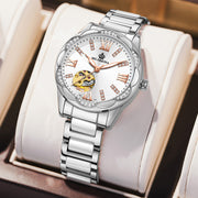 women's automatic mechanical luminous watch, view 3 - MRSLM