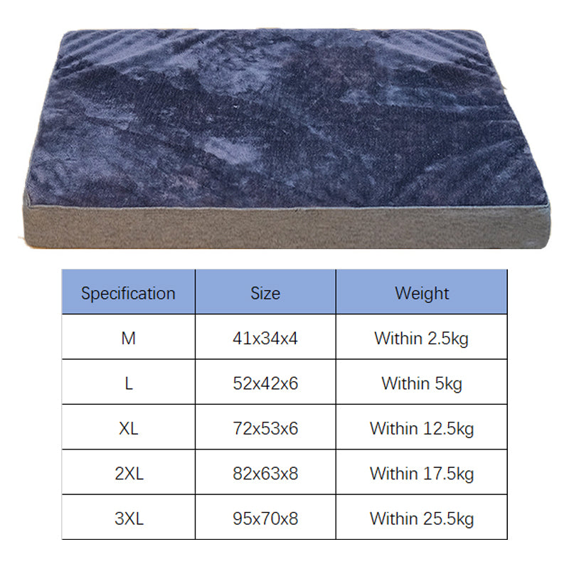 removable soft dog bed mat, view 6 - MRSLM