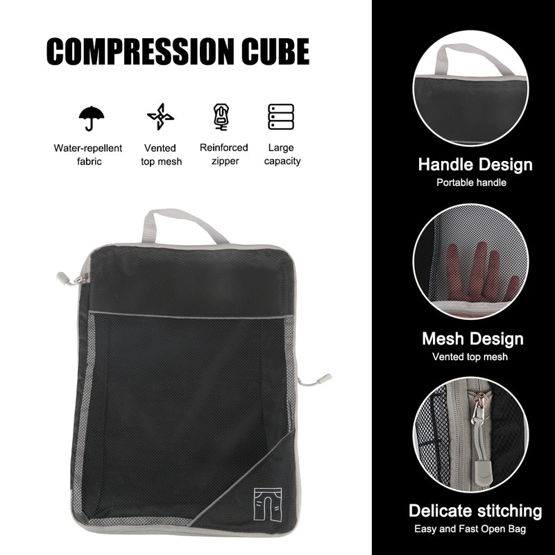 travel packing cubes set, view 9 - MRSLM