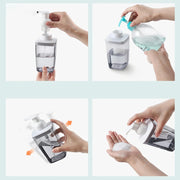 Transparent foam pump dispenser, view 5 - MRSLM