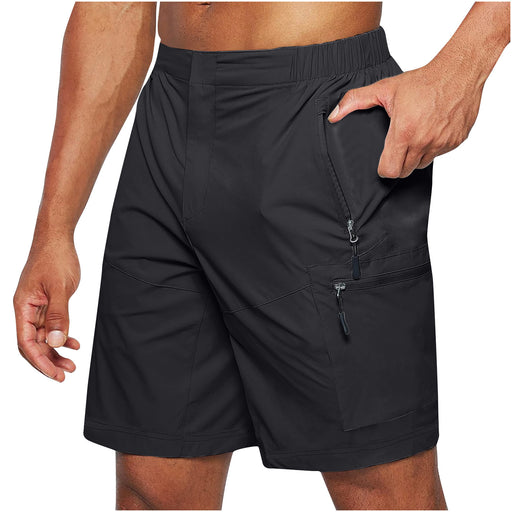 men's elastic waist summer shorts, view 6 - MRSLM