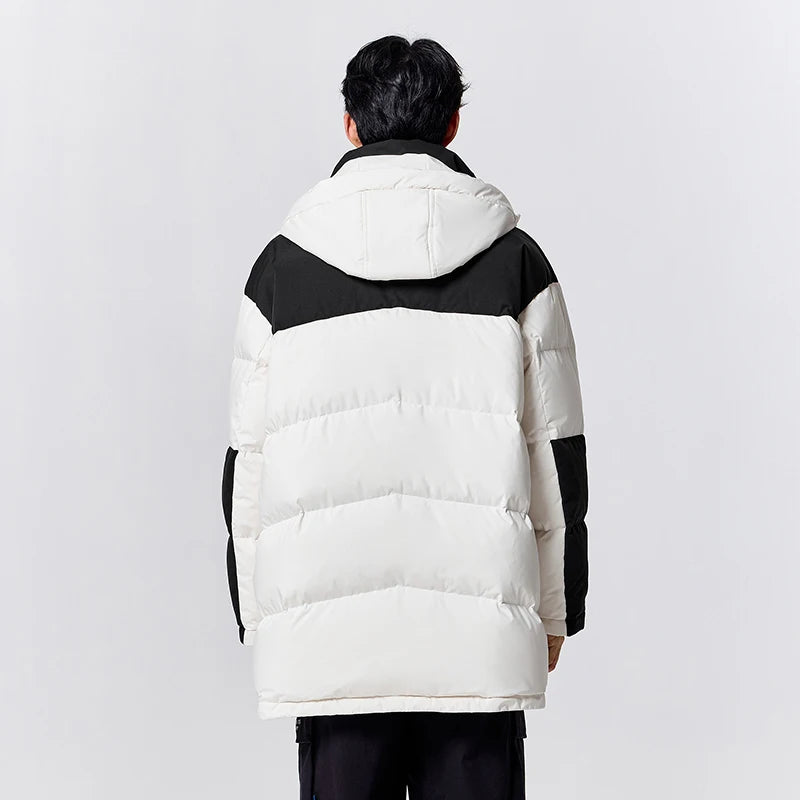 Men's hooded down jacket, view 7 - MRSLM