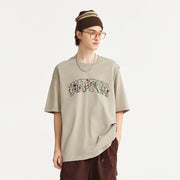 embroidered floral t-shirt, view 3 - MRSLM