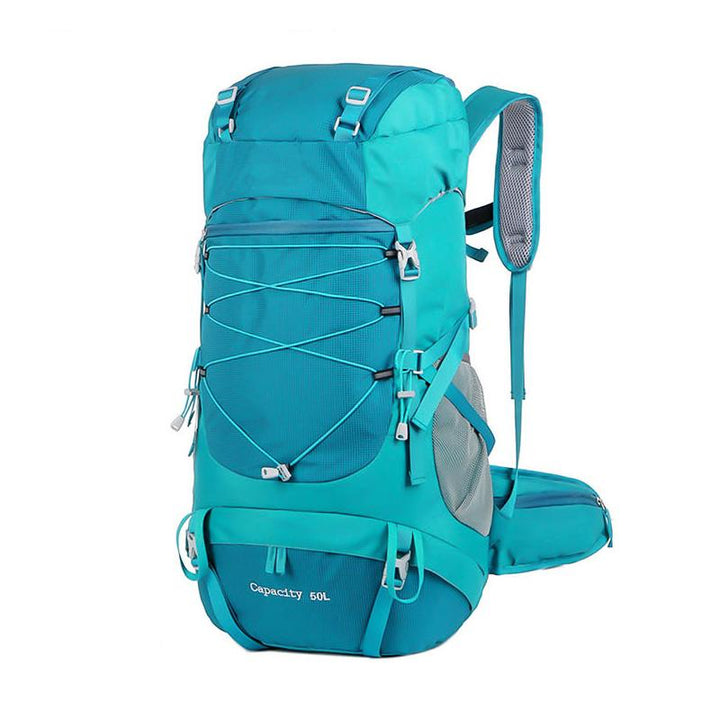 50L Multifunctional Outdoor Hiking Backpack with Rain Cover - Ideal for Trekking and Camping