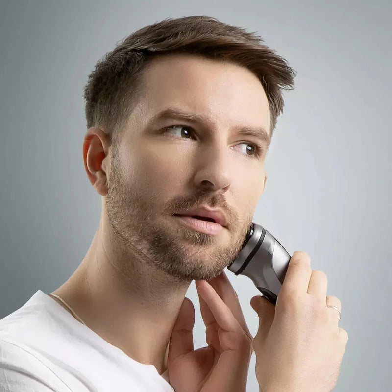 Electric face shaver for men, view 4 - MRSLM