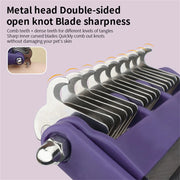 Dog grooming brush, view 4 - MRSLM
