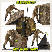 Lightweight camouflage camping tent, view 7 - MRSLM