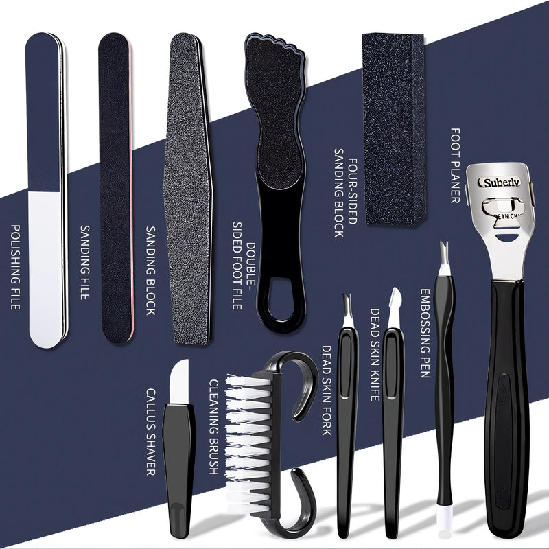 12-piece pedicure care set, view 3 - MRSLM