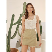 crochet knit chic tank top, view 7 - MRSLM