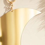 gold moon acrylic wall mirror, view 5 - MRSLM
